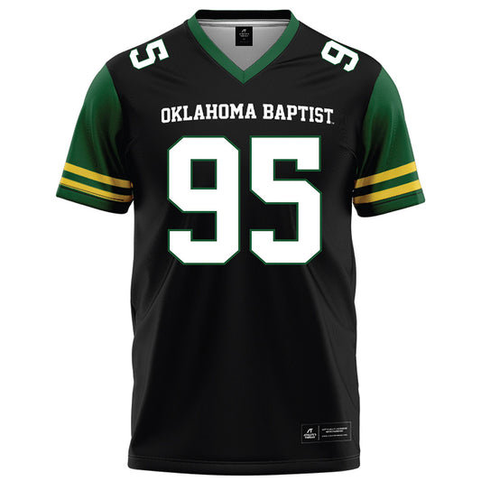 OKBU - NCAA Football : Richard Smith Jr - Black Football Jersey-0