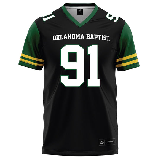 OKBU - NCAA Football : Dylan Bernardy - Black Football Jersey-0