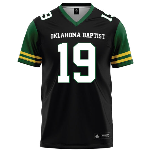 OKBU - NCAA Football : Scooter Baker - Black Football Jersey