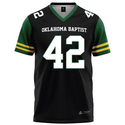 OKBU - NCAA Football : Bradley Amwayi - Black Football Jersey-0