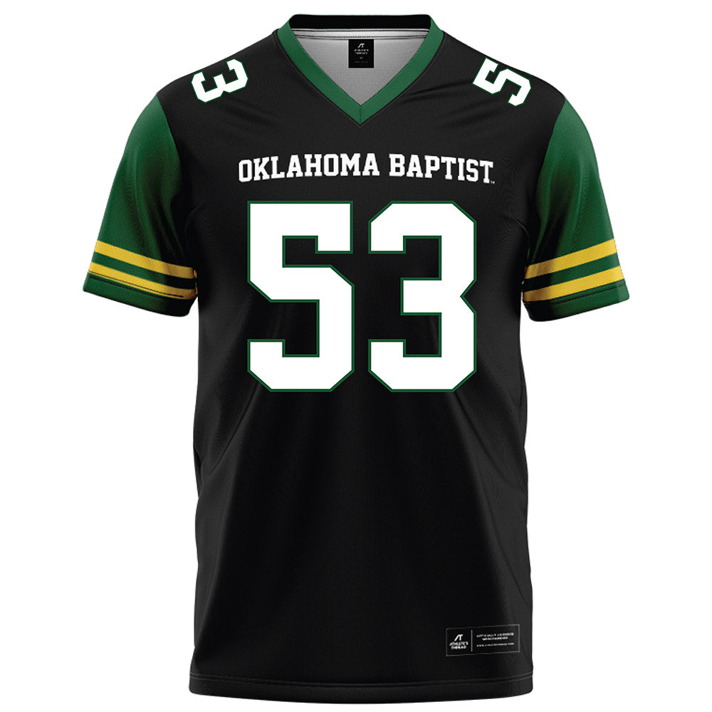 OKBU - NCAA Football : Andrew Sukmungsa - Black Football Jersey-0