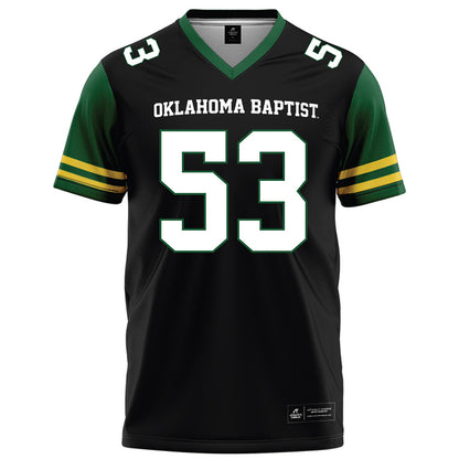 OKBU - NCAA Football : Andrew Sukmungsa - Black Football Jersey-0