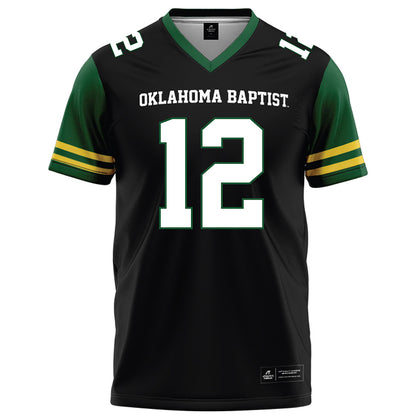 OKBU - NCAA Football : Robert Lee Holman IV - Black Football Jersey-0