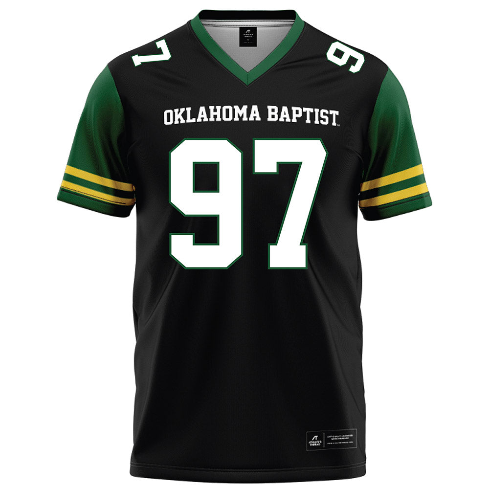 OKBU - NCAA Football : Carter Falling - Black Football Jersey-0