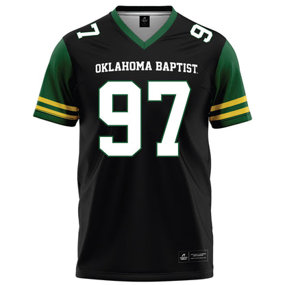 OKBU - NCAA Football : Carter Falling - Black Football Jersey-0