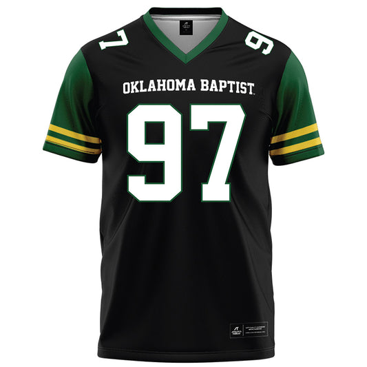 OKBU - NCAA Football : Carter Falling - Black Football Jersey-0