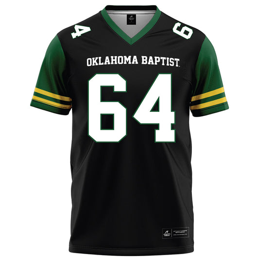 OKBU - NCAA Football : Marco Herrera - Black Football Jersey-0