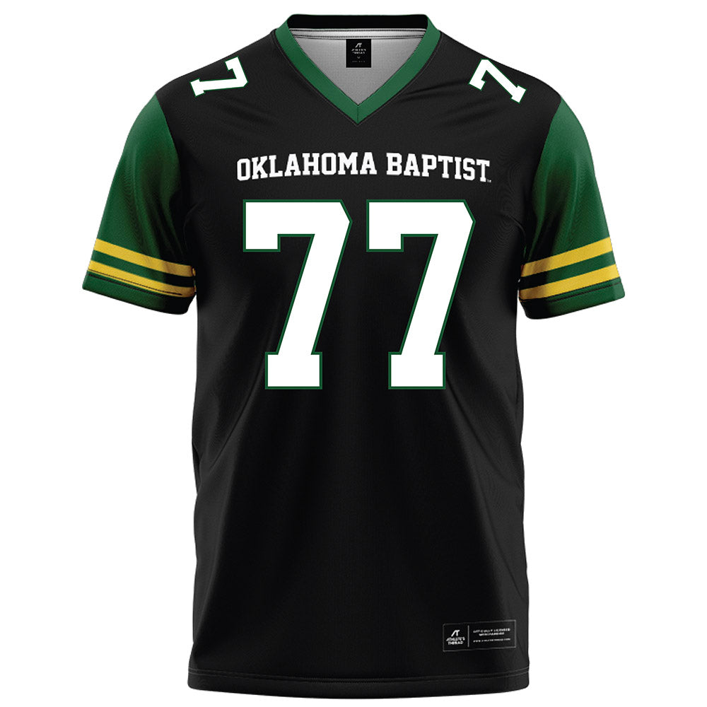 OKBU - NCAA Football : Carter Boyd - Black Football Jersey-0