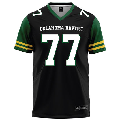 OKBU - NCAA Football : Carter Boyd - Black Football Jersey-0