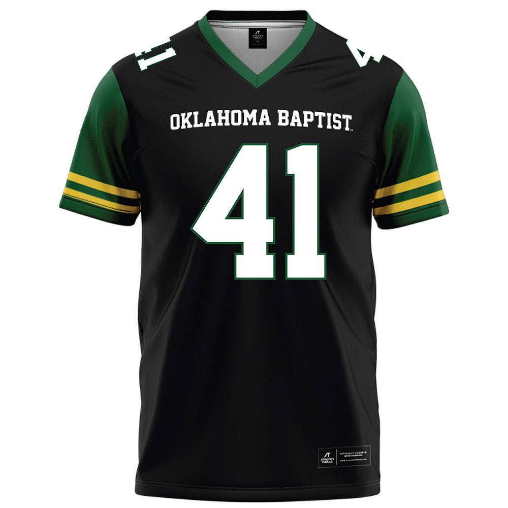 OKBU - NCAA Football : Patrick Maxwell - Black Football Jersey