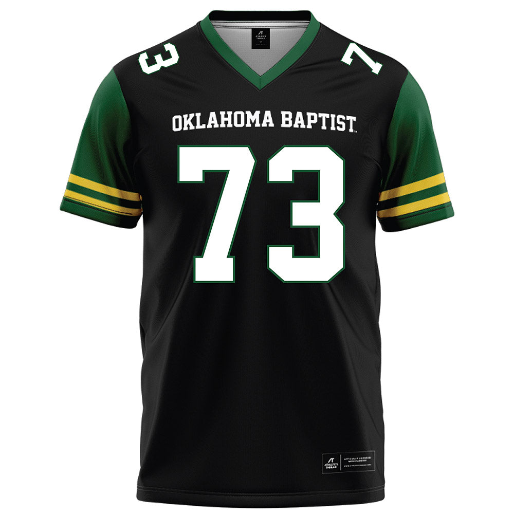 OKBU - NCAA Football : Ian Harper - Black Football Jersey-0