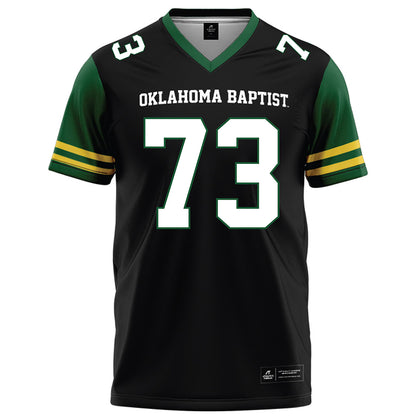 OKBU - NCAA Football : Ian Harper - Black Football Jersey-0