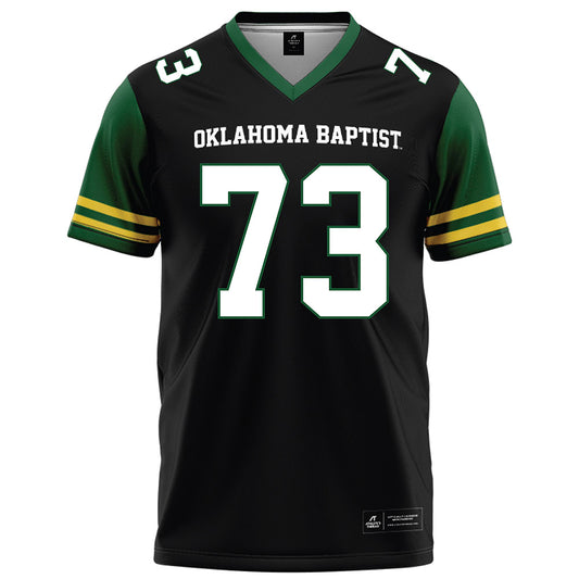 OKBU - NCAA Football : Ian Harper - Black Football Jersey-0