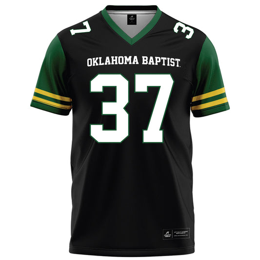 OKBU - NCAA Football : Brady Brewer - Black Football Jersey-0