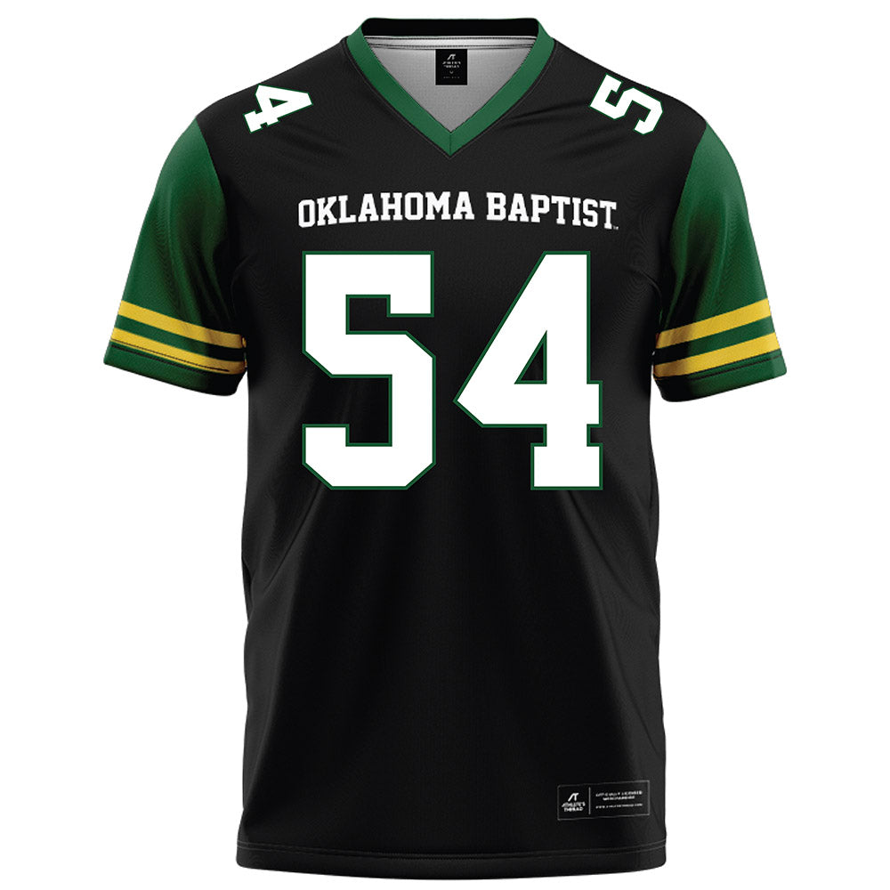 OKBU - NCAA Football : Landen Capetillo - Black Football Jersey-0