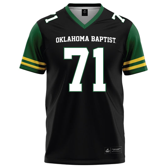 OKBU - NCAA Football : Tristan Gable - Black Football Jersey-0