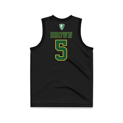 OKBU - NCAA Men's Basketball : Ricky Brown - Black Basketball Jersey