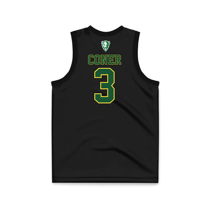 OKBU - NCAA Men's Basketball : Terry Coner - Black Basketball Jersey-1