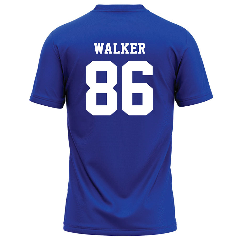 Hampton - NCAA Football : Jalen Walker - Blue Football Jersey-1