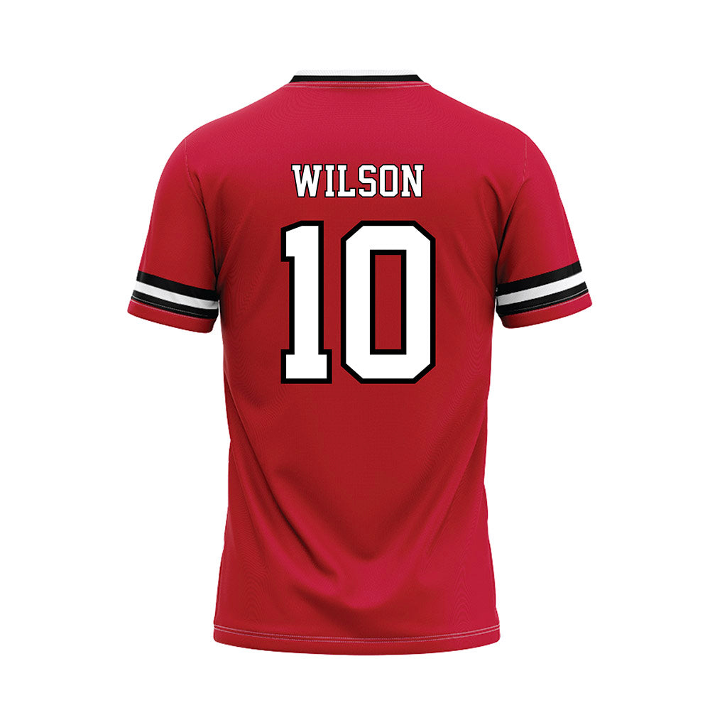 Utah - NCAA Softball : Danika Wilson - Red Baseball Jersey-1
