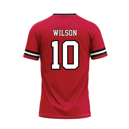 Utah - NCAA Softball : Danika Wilson - Red Baseball Jersey-1