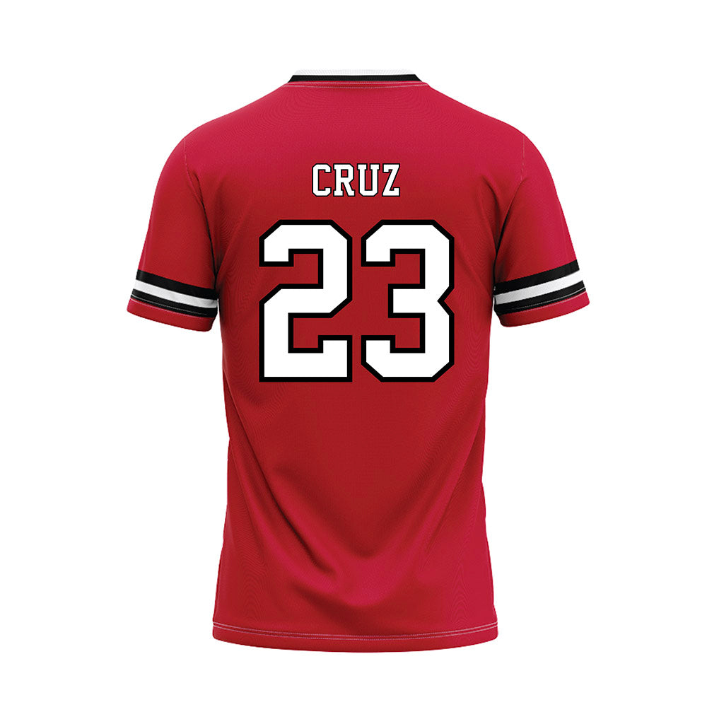 Utah - NCAA Softball : Izzy Cruz - Red Baseball Jersey-1