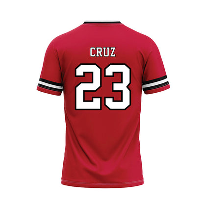 Utah - NCAA Softball : Izzy Cruz - Red Baseball Jersey-1