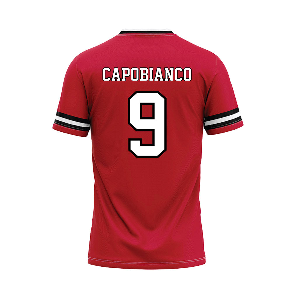 Utah - NCAA Softball : Emily Capobianco - Red Baseball Jersey-1