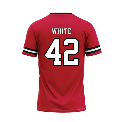 Utah - NCAA Softball : Hailee White - Red Baseball Jersey-1