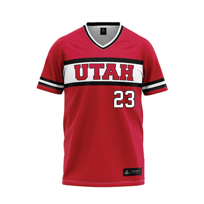 Utah - NCAA Softball : Izzy Cruz - Red Baseball Jersey-0