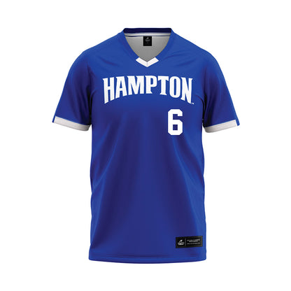 Hampton - NCAA Softball : Amani Johnson - Baseball Jersey-0