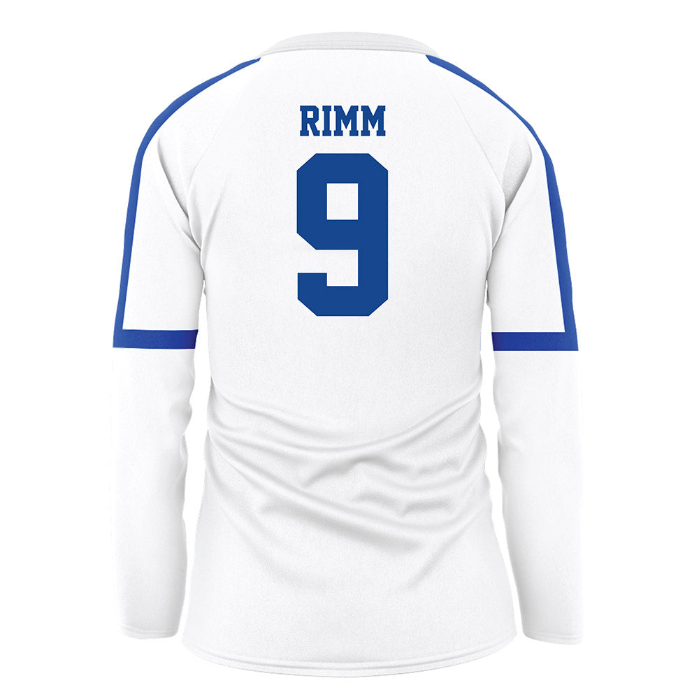Hampton - NCAA Women's Volleyball : Jaya Rimm - White Volleyball Jersey-1