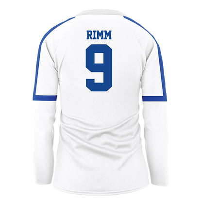 Hampton - NCAA Women's Volleyball : Jaya Rimm - White Volleyball Jersey-1