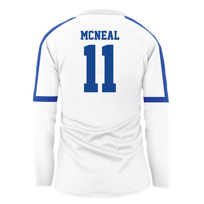 Hampton - NCAA Women's Volleyball : Kylah McNeal - White Volleyball Jersey-1