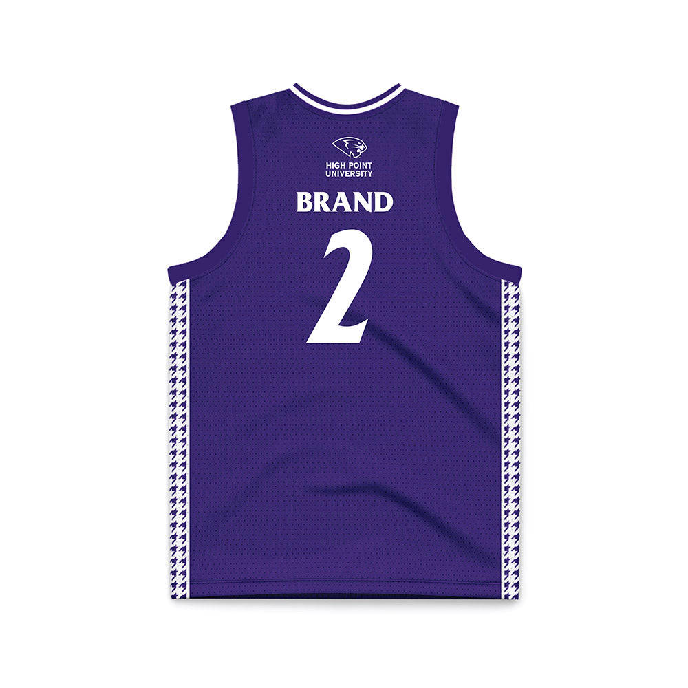High Point - NCAA Women's Basketball : Cheyenne Brand - Purple Basketball Jersey-1