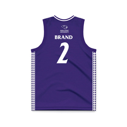 High Point - NCAA Women's Basketball : Cheyenne Brand - Purple Basketball Jersey-1