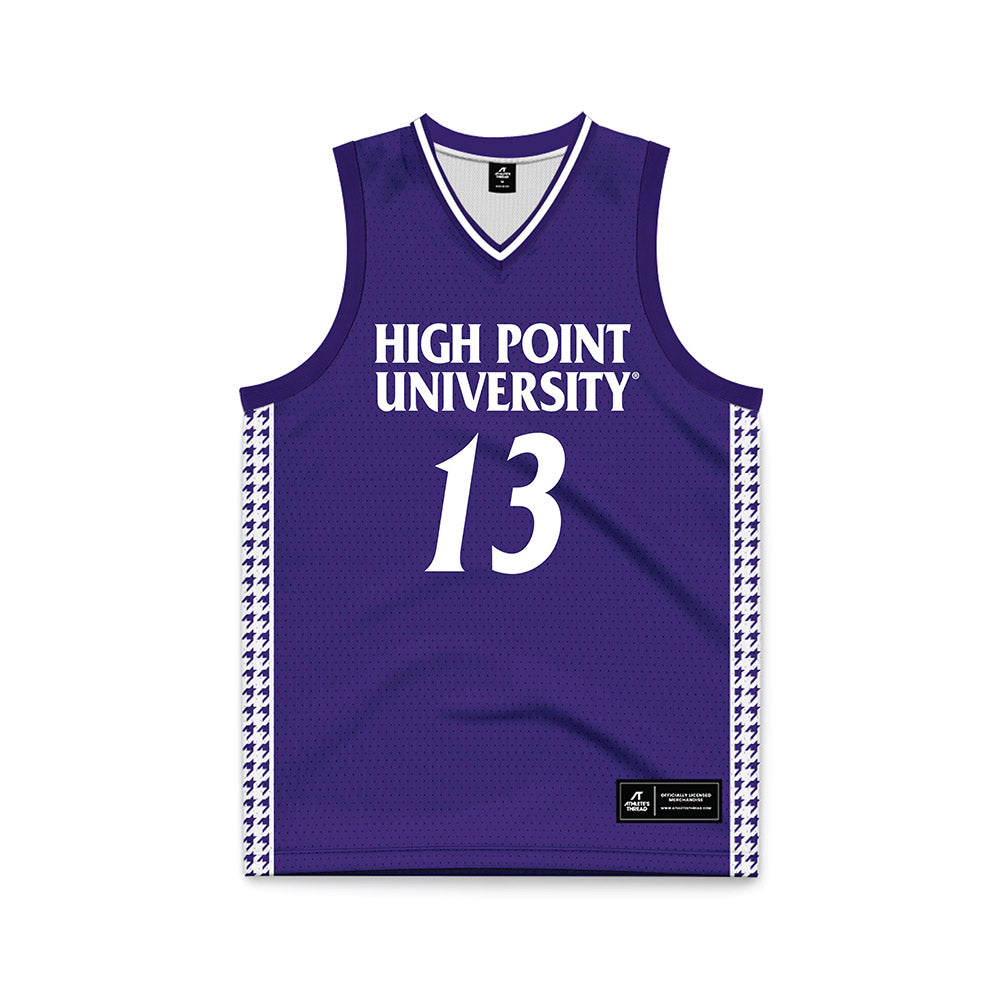 High Point - NCAA Women's Basketball : Macy Spencer - Purple Basketball Jersey-0