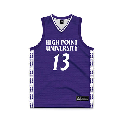 High Point - NCAA Women's Basketball : Macy Spencer - Purple Basketball Jersey-0