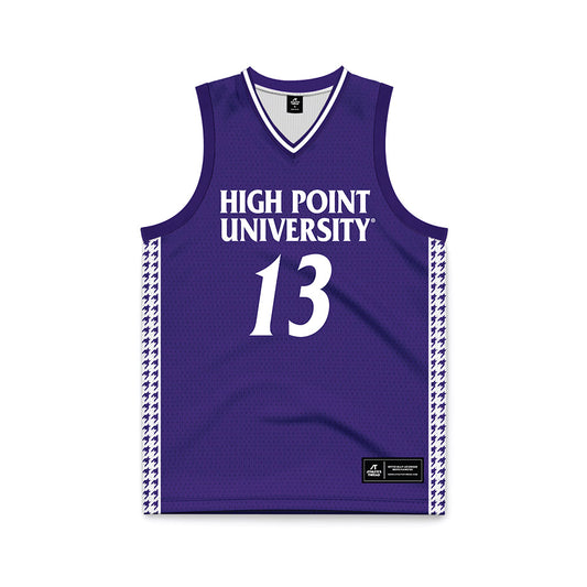 High Point - NCAA Women's Basketball : Macy Spencer - Purple Basketball Jersey-0