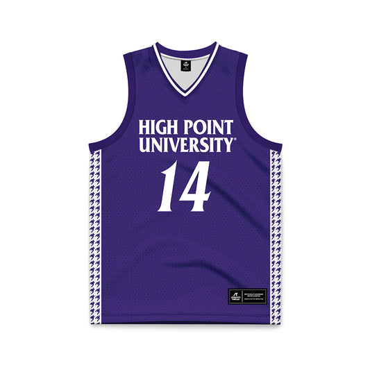 High Point - NCAA Women's Basketball : Anna Hager - Purple Basketball Jersey-0