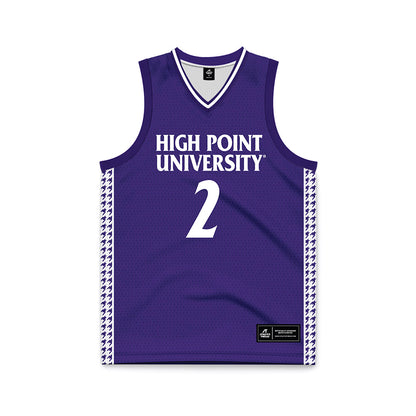 High Point - NCAA Women's Basketball : Cheyenne Brand - Purple Basketball Jersey-0