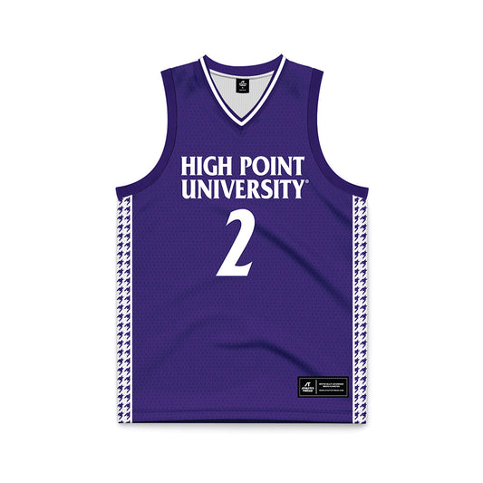 High Point - NCAA Women's Basketball : Cheyenne Brand - Purple Basketball Jersey-0