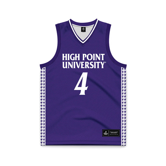 High Point - NCAA Women's Basketball : Sanai Cole - Purple Basketball Jersey-0