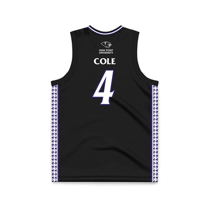 High Point - NCAA Women's Basketball : Sanai Cole - Black Basketball Jersey-1