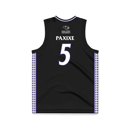 High Point - NCAA Women's Basketball : Chana Paxixe - Black Basketball Jersey-1