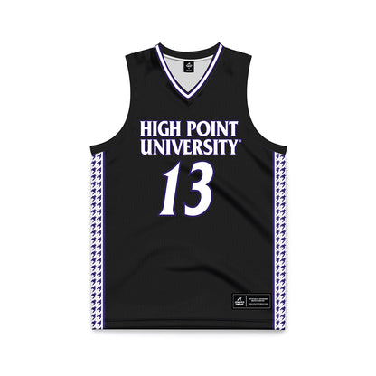High Point - NCAA Women's Basketball : Macy Spencer - Black Basketball Jersey-0
