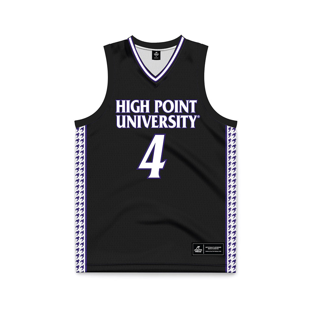 High Point - NCAA Women's Basketball : Sanai Cole - Black Basketball Jersey-0