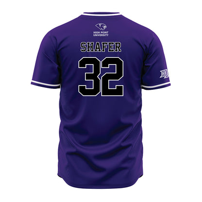 High Point - NCAA Baseball : Tyler Shafer - Purple Jersey-1