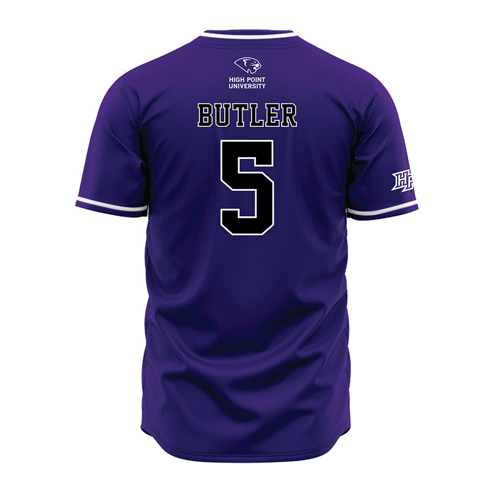 High Point - NCAA Baseball : Cordarius Butler - Purple Jersey-1