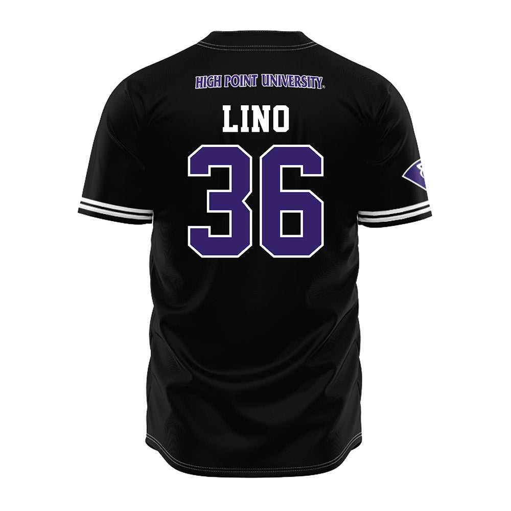 High Point - NCAA Baseball : Anthony Lino - Black Jersey-1